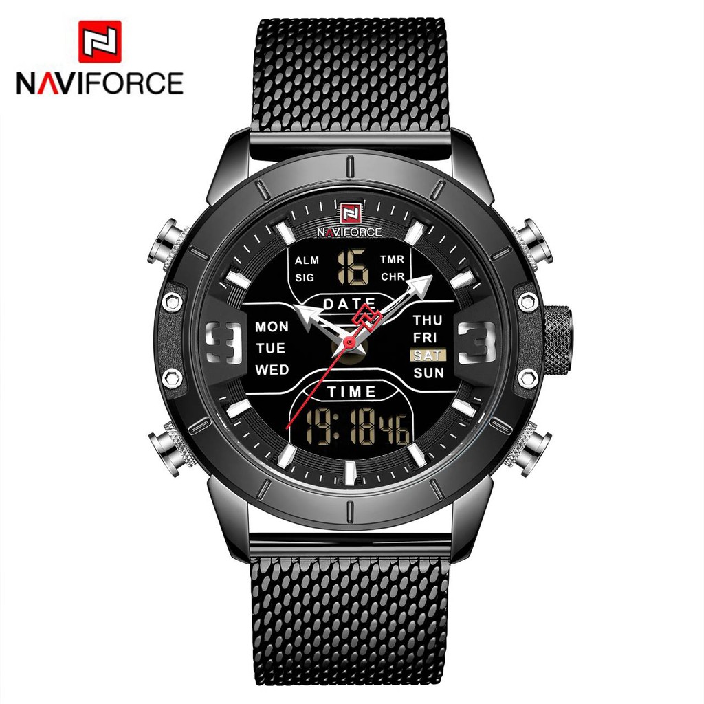 นาฬิกาข้อมือ NAVIFORCE Watch สินค้าแท้ !!! รับประกันคุณภาพ 1 ปีเต็ม กันน้ำได้ 100 % พร้อมกล่องใส่สิน