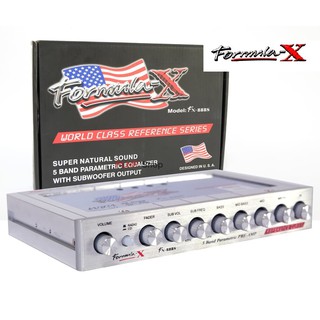 ปรีแอมป์ FORMULA-X รุ่น FX-888S รุ่นครบรอบ 30 ปี 5 Band