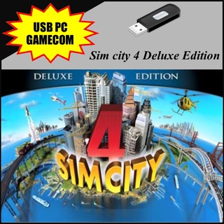 USB เกมส์คอม-Simcity 4 Deluxe Edition เกมสร้างเมืองสเปคต่ำ