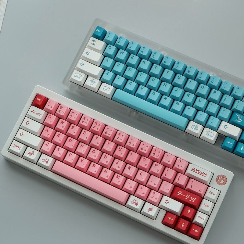 [พร้อมส่ง Key TH] Darling Keycap PBT คีย์แคปภาษาไทย TH 125keys cherry profile Keycap THAI