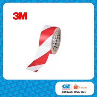 3M Vinyl Tape เทปไวนิลตีเส้น T76 (แดง/ขาว) ขนาด 2incx36Yds (ราคา/ม้วน)