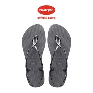รองเท้าแตะ Havaianas Luna Premium II สีเทาเหล็ก สําหรับผู้หญิง