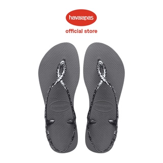 รองเท้าแตะ Havaianas Luna Premium II สีเทาเหล็ก สําหรับผู้หญิง