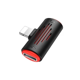 Borofone BV6 ตัวแปลงสามทาง สำหรับโทรศัพท์ Phone (ฟังเพลง+ชาร์จแบต) ของแท้ รับประกัน 1 ปี