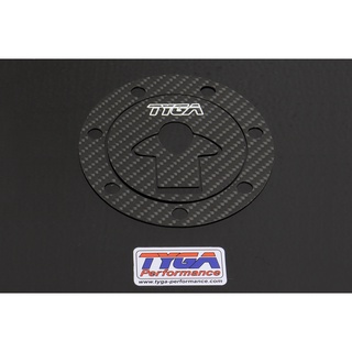 Carbon Tank Filler Cap Cover, Kawasaki Type 1 สติ๊กเกอร์ปิดถังน้ำมันคาบอนKRR150 ไทก้า