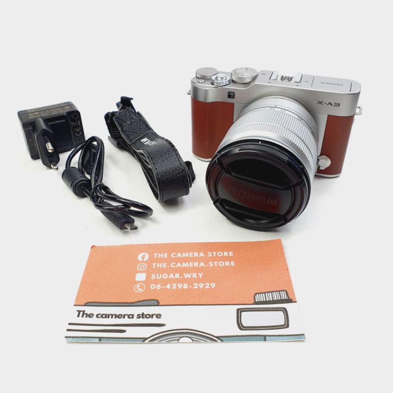 FUJIFILM XA3 สีน้ำตาล