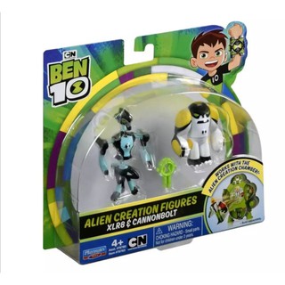 Toys R Us ฟิกเกอร์ BEN 10 ALIEN CREATION XLR8 &amp; CANNONBOLT (29915)