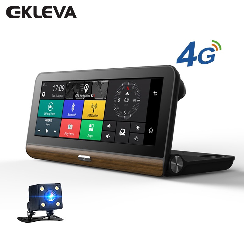 กล้องติดรถยนต์ Pro 4G GPS 7.8 นิ้ว Android 5.1 DVRs WIFI 1080P DVR
