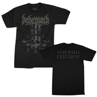 เสื้อยืดผ้าฝ้ายพิมพ์ลายแฟชั่น ขายดี เสื้อยืดลําลอง แขนสั้น พิมพ์ลาย BEHEMOTH LCFR Cross S-2 KJhfhj39GOdlak20