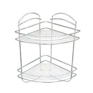 ชั้นเข้ามุม โครเมี่ยม 2 ชั้น HP-019CORNER RACK CW12077 2TIER