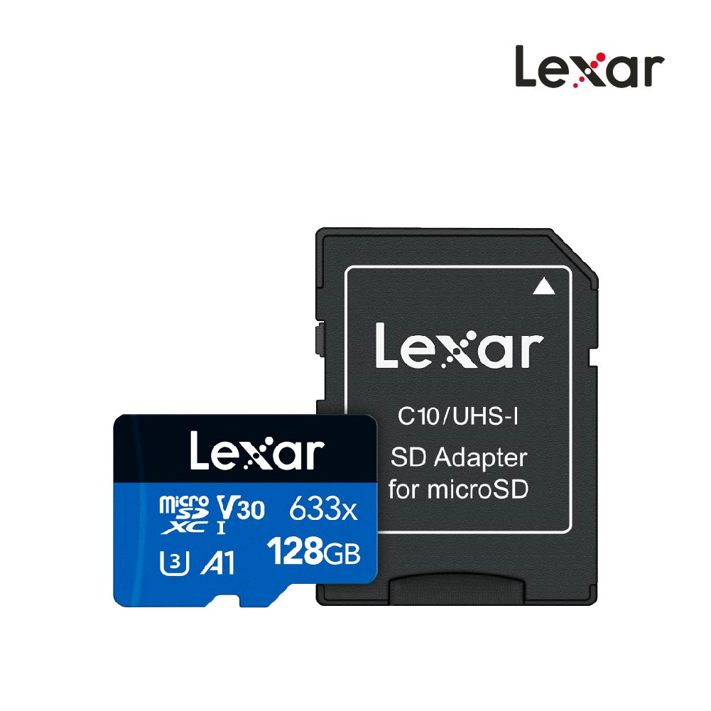 การ์ดหน่วยความจำ ไมโครเอสดีการ์ด LEXAR 633X MICROSD CARD 128GB WADAPTER RW100/45MB/S (LSDMI128BB633A)_5