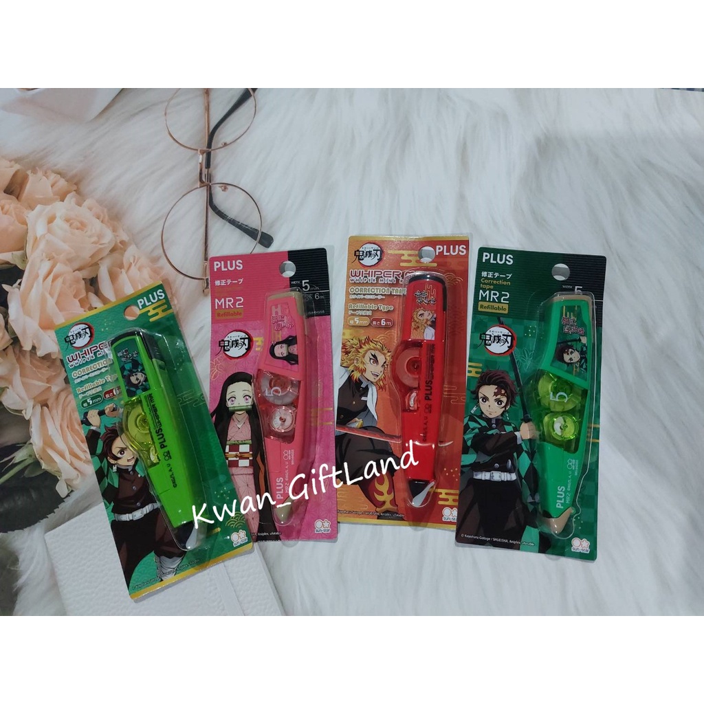 เทปลบคำผิด และ ไส้เทปลบคำผิด ลายการ์ตูน ดาบพิฆาตอสูร ลิขสิทธิ์แท้ รุ่น MR2 แบนด์ Plus