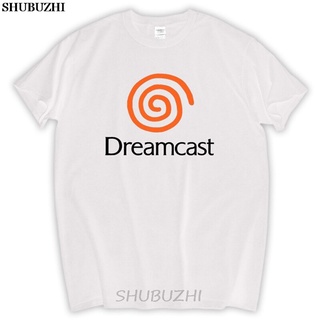 เสื้อยืดแขนสั้น พิมพ์ลายโลโก้ Dreamcast Sega สีดํา สําหรับผู้ชาย