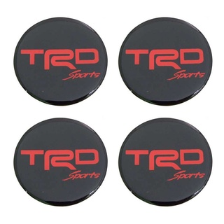 58mm. สติกเกอร์ TRD สติกเกอร์ติดดุมล้อ สติกเกอร์เรซิ่น กว้าง 58 มิล.(5.8เซนติเมตร)