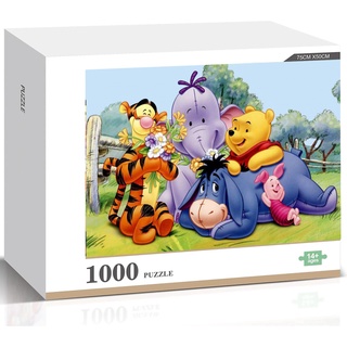 จิ๊กซอว์ไม้ปริศนา รูป Winnie The Pooh And Friends Disney สําหรับตกแต่งบ้าน ปาร์ตี้ ครอบครัว 500 ชิ้น