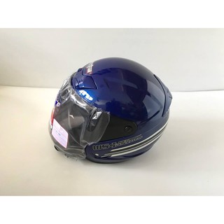 หมวกกันน็อค Space Crown เปิดคาง สีน้ำเงินเข้ม