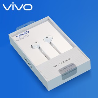 ฟังเดิม100 % Original Vivo Xe 680 ชุดหูฟังพร้อมไมโครโฟน 3 . 5 มม .
