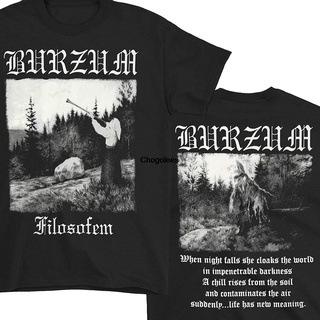 [S-5XL] 【Bf Style】gildan เสื้อยืด ผ้าฝ้าย 100% พิมพ์ลาย Burzum สีดํา แฟชั่นสําหรับผู้ชาย