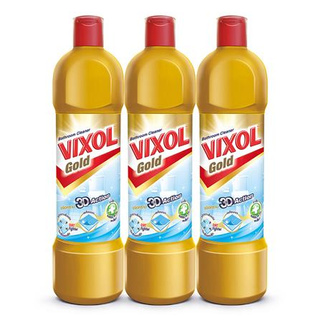 น้ำยาทำความสะอาดห้องน้ำ VIXOL GOLD 900มล. 3ชิ้น/แพ็ค เพื่อความสะอาดที่มากขึ้น