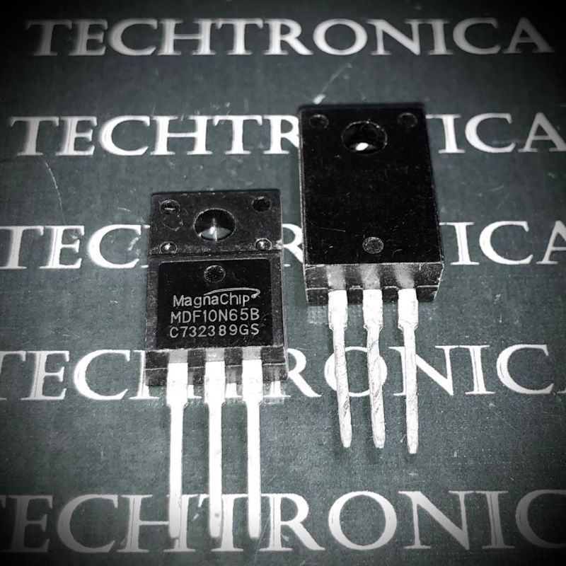 ทรานซิสเตอร์ MOSFET MDF10N65B MDF10N65 MDF 10N65 B TO-220F