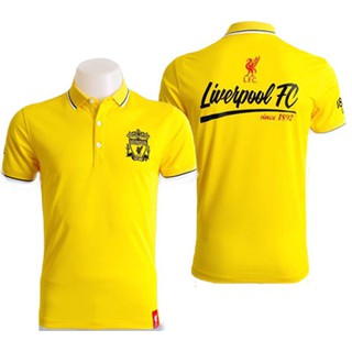 เช็คไซด์ก่อนสั่งซื้้อ !!!!!   เสื้อโปโลลิเวอร์พูล ลิขสิทธิ์แท้ LFC-PL-012   ราคา 650 บาท   (สีเหลือง)