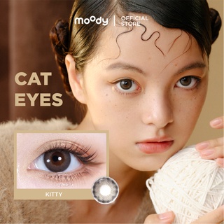 moody Daily Color คอนแทคเลนส์ Kitty (0.00 และ -1 ถึง -8) - แคทอาย (กล่อง/10 คู่)