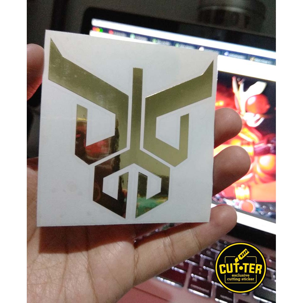 สติ๊กเกอร์ตัดสัญลักษณ์ Kamen Rider KUUGA