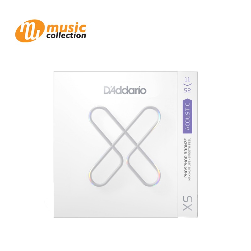 สายกีตาร์ โปร่ง D'ADDARIO XS AC PHOS.BZ. 11-52 #XSAPB1152