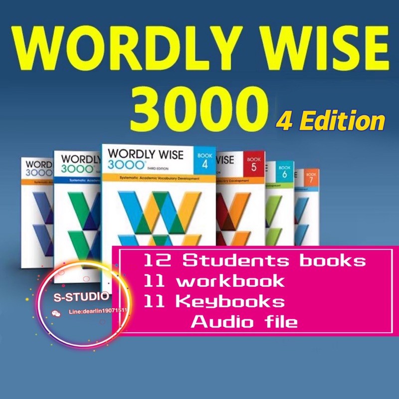 Wordly Wise 3000®4th Edition การเรียนคำศัพท์ภาษาอังกฤษ-อเมริกา Complete(Direct Academic Vocabulary I