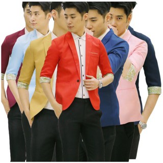 KK29 เสื้อสูทแขนสี่ส่วน มี 3สี