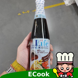 ecook ซีอิ๊ว 500ml good life soy sauce low sodium