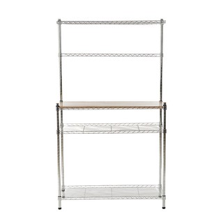 Shelf SHELF GINO J-D22001 90X35X157 CHROME Multipurpose furniture Home &amp; Furniture ชั้นวางของ ชั้นวางของ FURDINI GINO J-