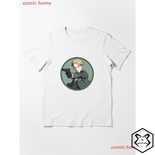 2022 Spy X Family Loid Funny Essential T-Shirt เสื้อยืดพิมพ์ลาย เสื้อยืดธีมการ์ตูน คอกลม cotton ความนิยม Unisex