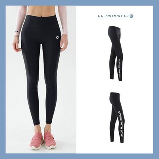 [ผญ] กางเกงว่ายน้ำ ขายาว เอวสูง กันยูวี High Waist Leggings OSUMMER GG.SWIMWEAR