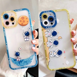 เคสมือถือ แบบนิ่ม ลายจรวดนักบินอวกาศ สําหรับ VIVO V23E V23 V21E V21 4G 5G V20 V15 S1 Z1 X50 X60 Pro V9 Youth Y53S Y51 Y51A Y31 2021 Y33S Y21S Y21 Y52 Y72 5G