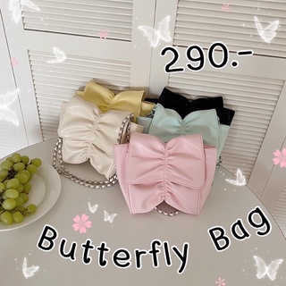 Butterfly bag กระเป๋าทรงผีเสื้อ สะพายข้าง สะพายไหล่ สไตล์เกาหลี