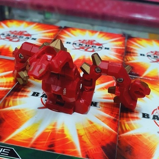 100% RARE AUTH Bakugan Battle Gear Destrakon Gear Power RED ธาตุไฟ