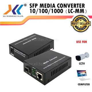 SFP Media Converter 10/100/1000 (LC-MM)(Md012)