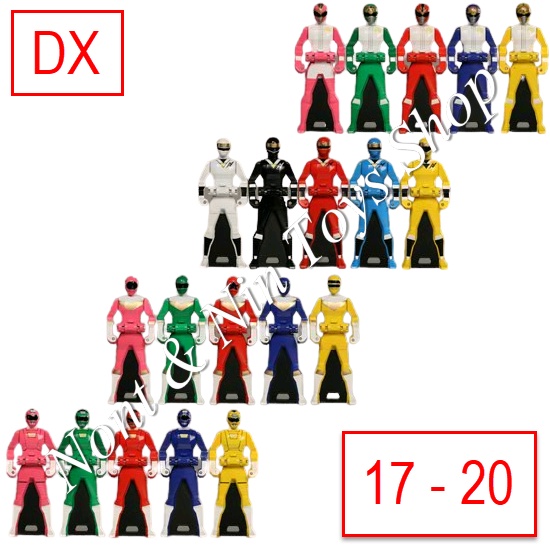 Gokaiger DX Ranger Key เรนเจอร์คีย์ ขบวนการโกไคเจอร์ ชุดที่ 5 เซนไตลำดับที่17-20 Dairanger,Kakuranger,Ohranger,Carranger
