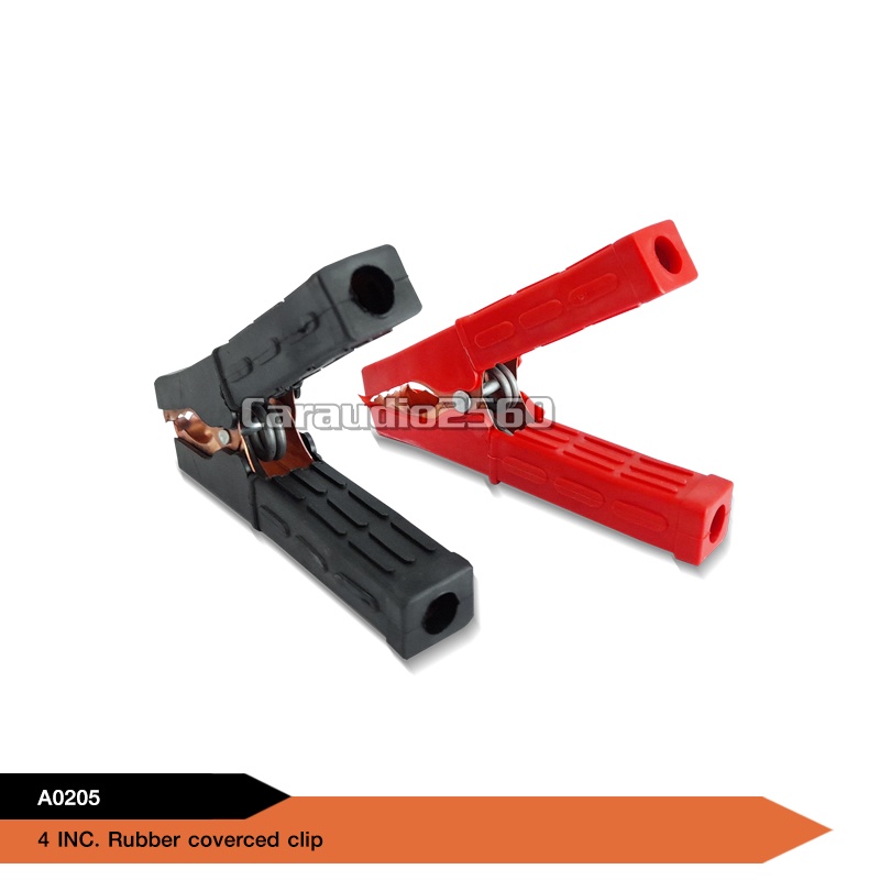 caraudio2560 ปากคีบแบตเตอรี่แบบพลาสติกดำแดง(1คู่)ราคาถูกมาก - รูปที่ 4