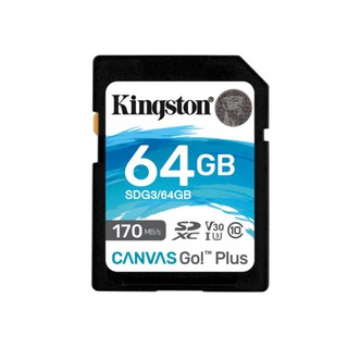 Kingston SDG3/64GB CANVAS GO! PLUS