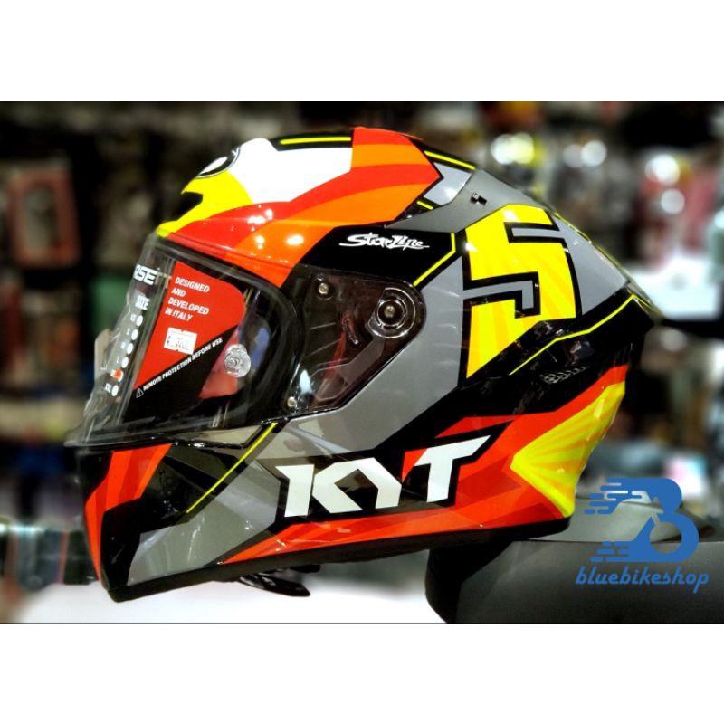 หมวกกันน็อก KYT TT-Course  FLUX (Jaume Masia)