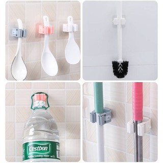 ที่หนีบไม้ถูพื้น ที่แขวนไม้กวาด ที่ติดผนัง แขวนไม้กวาด ที่หนีบไม้กวาด mop holder