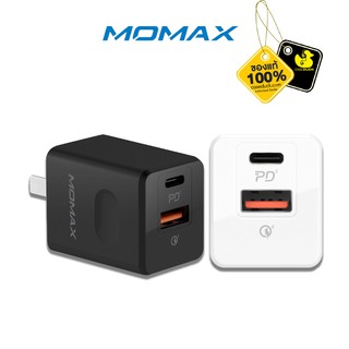 Momax ONEPlug Dual Port Charger PD3.0 + QC3.0 total 20W