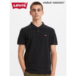 Levis® เสื้อ โปโลผู้ชาย สีดำ