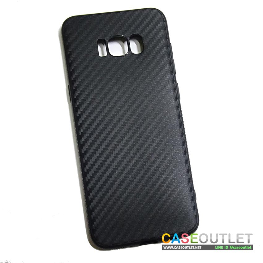 เคส Galaxy S8 | S8 plus TPU ลายคาร์บอน เคฟล่า ดำด้าน ใส่บาง ลดรอยนิ้ว