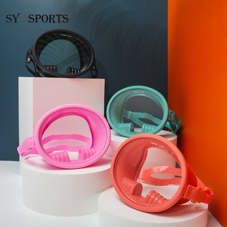 Sysports แว่นตาดําน้ํา ป้องกันรังสียูวี อุปกรณ์ดําน้ํา ว่ายน้ําใต้น้ํา