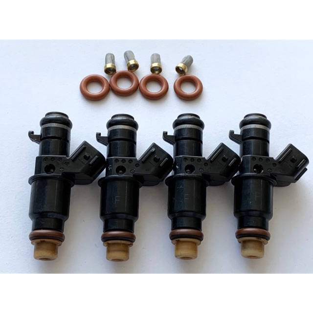 หัวฉีดK20a 9รู ใส่ได้ Jazz City Brio Freed Civic FD FB FC 1ชุด4ชิ้น มือสองJapan รองรับE85 พร้อมเปลี่