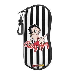 Betty Boop เคสแว่นตากันแดด นีโอพรีน แบบนิ่ม เบาพิเศษ มีซิป พร้อมคลิปหนีบเข็มขัด