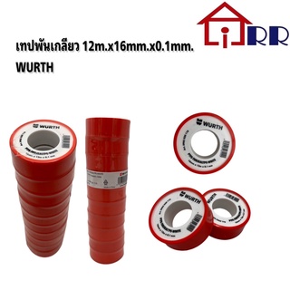 เทปพันเกลียว 12m.x16mm.x0.1mm. WURTH